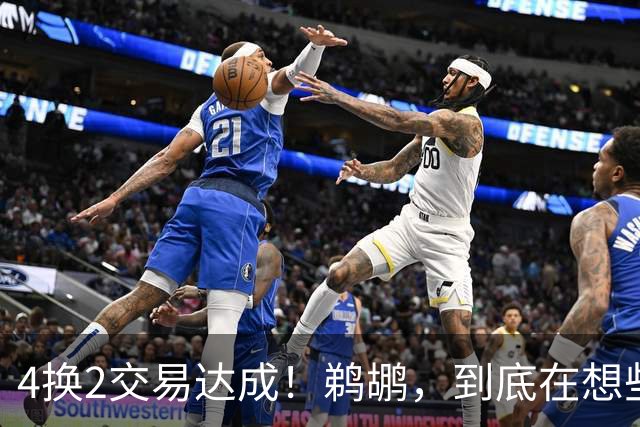 4换2交易达成！鹈鹕，到底在想些什么？